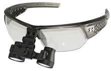 Under Armour Performance Eyewear Enforcer - with SheerVision Flip-Up Loupe Optics - Stong and Lightweight